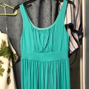 Teal green dress